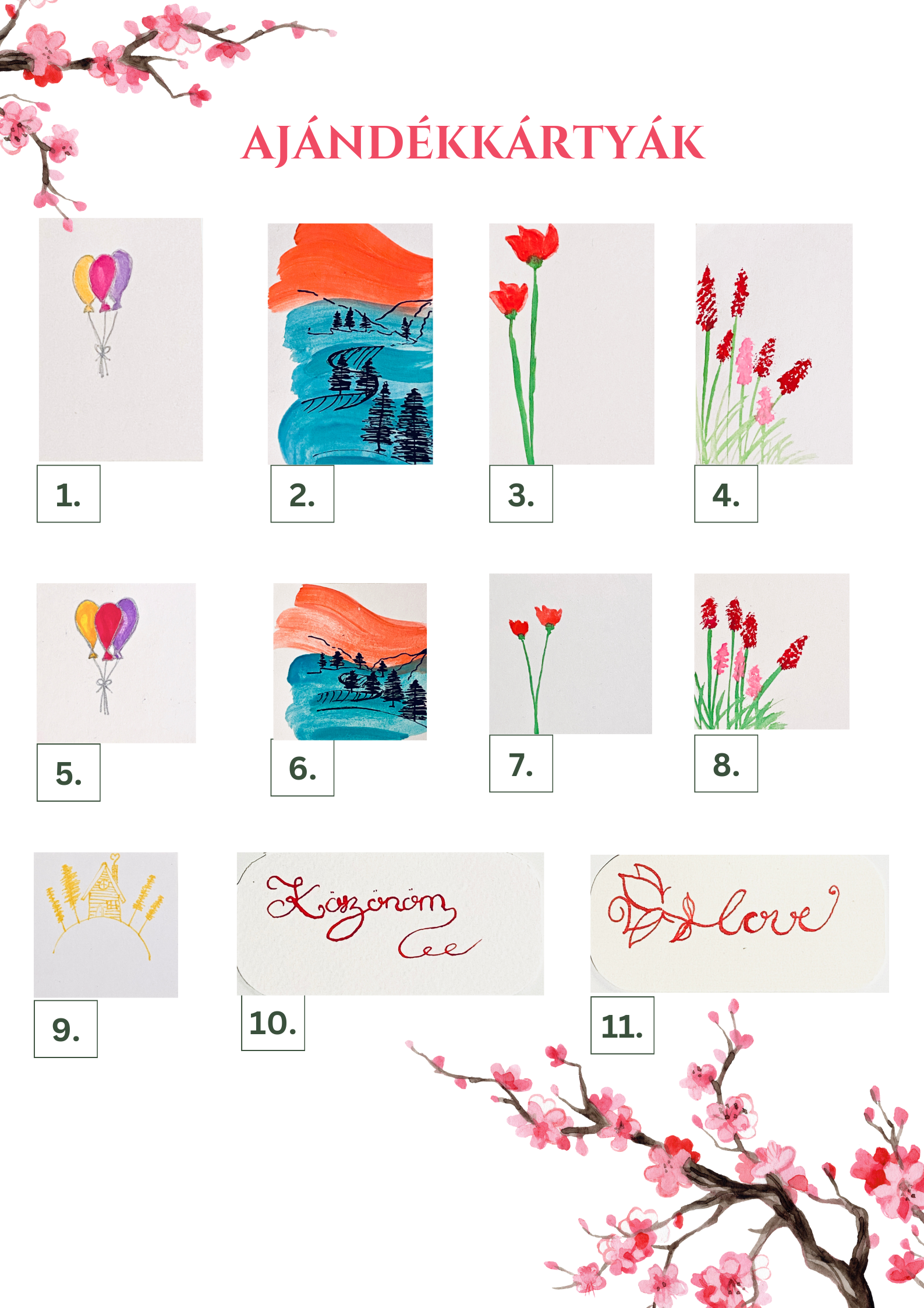 AJÁNDÉKKÁRTYÁK